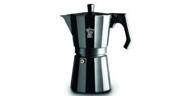 Pezzetti Lux Express Black 9 Cup STOVE TOP- IMPORTED ITALY (9 CUP, BLACK)