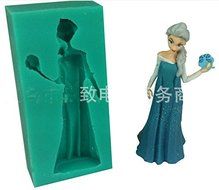 Anyana Frozen Elsa Silicone Fondant Moulds Sugarcraft Bakeware Tools Cake Decoratings