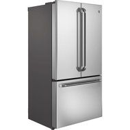 GE CWE23SSHSS Cafe 23.1 Cu. Ft. Stainless Steel Counter Depth French Door Refrigerator - Energy Star
