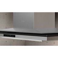Zephyr 36W in. Layers Island Range Hood with Black Glass