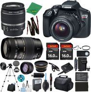 Canon Rebel T6 Camera + 18-55mm IS + Tamron 70-300mm AF + 2pcs 16GB Memory + Case + Reader + Tripod + ZeeTech...