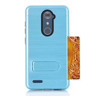 ZTE ZMAX Pro Case, ZTE Carry Z981 Case, MCUK [Brushed Metal Texture] Dual Layer Hybrid Defender Shockproof Rubber... N23