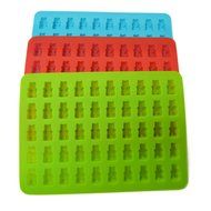 3 PCS Silicone Gummy Bear Molds 150 Cavities with 3 Droppers -Silicone Gummy Bear Mold Candy Mold, Bear Molds,...