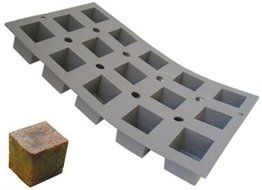 de Buyer Elastomoule Cube Grids 1861.01 , 15 Portions