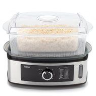 Aroma Housewares Professional 5-Quart Food Steamer, Stainless Steel N4