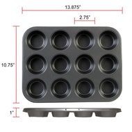 Excellante 24 cup Muffin Pan - Non Stick-0.4m/m N8