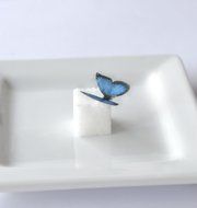 Edible Butterflies &copy; - Mini Assorted Blue Set of 48 - Cake and Cupcake Toppers, Decoration