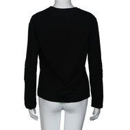 Women&#039;s Blouse,Laimeng Cotton Letters Printed Round Neck Hedging Blouse (XS, White) N16