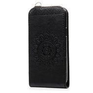 Badalink Galaxy S5 Mini Up-Down Open Folio Flip Case Kickstand Vertical PU Leather Embossed Totem Magnetic Snap... N9