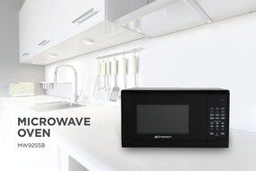 Emerson MW9255B, 0.9 CU. FT. 900 Watt, Touch Control, Black Microwave Oven