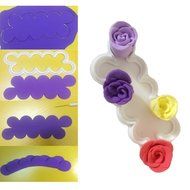 Cake Decorating Gumpaste Flowers Austin Rose Cutter Set Fondant Decor Kit Sugarcraft Modelling Tools for Cake... N3