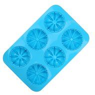 Crystallove Novelty Silicone Cake Mold Muffin Pudding Jelly Bakeware Color Randomly (3pcs, Christmas Style) N28