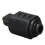 2 Packs Optical 3.5mm Female Mini Jack Plug To Digital Toslink M Audio Adapter