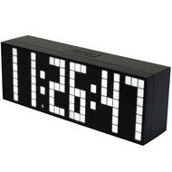 T Tocas Large Big Number LED Snooze Wall Desk Alarm Clock Thermometer Calendar (Green) N6
