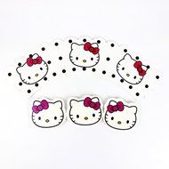 Winrase&reg; Set of 12 Chic Batman Mouth Kids Birthday Party Decoration Paper Cupcake Liner Wrap Wrappers with Toppers... N5
