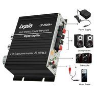 Audio Amplifier, ELEGIANT 12V 3A Hi-Fi Stero Class-T Digital Power Amplifier with Power Cable for Car Home PC... N13