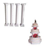 Sher 5" Roman Grecian Column Pillars For Cake Stand Decorating Wedding Cake Decorating Tool,4pcs/lot N3