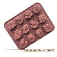 Genenic 28 Cavity Silicone Cake Bread Chocolate Jelly Candy Ice Baking Mould Craft Mold +1PCS Free Nice Baking...