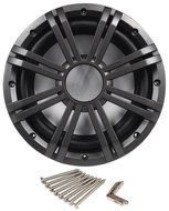 Kicker 10" 300W Marine Subwoofer+Kicker 10" Marine Sub White Grille+LED Remote N8