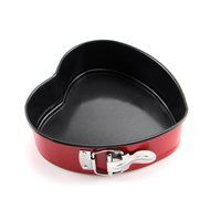 C-xuan Non-Stick Bakeware Heart Shapes Stainless Steel Cake Pans (4 Inch) N4
