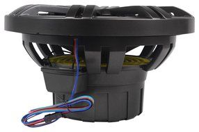 Kicker 10" 300W Marine Subwoofer+Kicker 10" Marine Sub White Grille+LED Remote N9