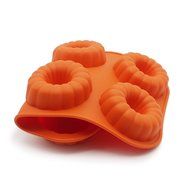 Marx&reg; 6-cavity Silicone Fancy Small Bundt Cake, Muffin Cups, Coffee Cake, Cupcake, Pudding,9 Inch X 6 Inch Sc6... N5