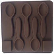 Funshowcase 7 cavities Spoon and Cube Sugar Chocolate Cookie Silicone Mold N3