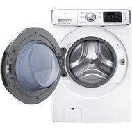 Samsung WF42H5400AW Energy Star 4.2 Cu. Ft. Front-Load Steam Washer with SuperSpeed, White N5