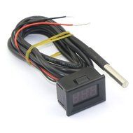 RioRand&reg; 0.36" Digital Thermometer -55-125&deg;c Red LED Temperature Measurement Temp Measure Monitor With 1 Meter... N3