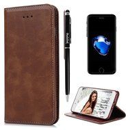 iPhone 7 Case (4.7 inch) - Book Style Wallet Stand Case Magnetic Smart Closure PU Leather Case Shockproof Soft... N8