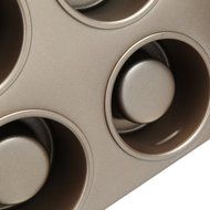 Whitelotous 6 Integrated Cups Muffin Top Pan Baking Cake Mould Cookie Tray Jelly N4