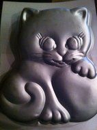 1979 Wilton Cat Kitten Kitty Cake Pan 502 1972