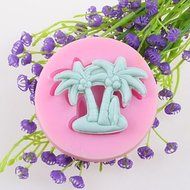 Y&amp;XL&amp;H Coconut Tree Fondant Cake Chocolate Silicone Molds,Decoration Tools Bakeware N2