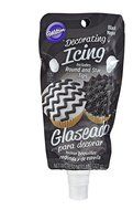 Wilton 704-0186 Icing Pouch with Tips, 8-Ounce, Black