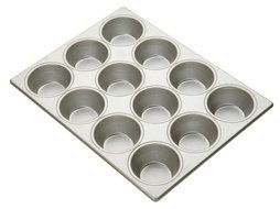 Focus Foodservice Commercial Bakeware 12 Count 3-11/16-Inch Pecan Roll Pan N2
