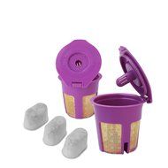 Nicelucky Reusable Gold Plated Mesh Coffee Filters for Keurig 2.0, K200, K250, K300, K350, K400, K450, K460, K500... N2