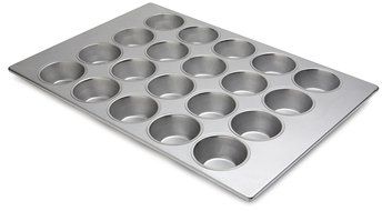 Focus Foodservice Commercial Bakeware 12 Count 3-11/16-Inch Pecan Roll Pan N3
