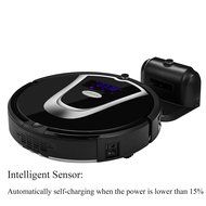 Infitary Robotic Vacuum Cleaner with Self Charging, Drop Sensing, Time Setting，Auto/ Spot/ Edge/ Scheduled/ Cruise... N2