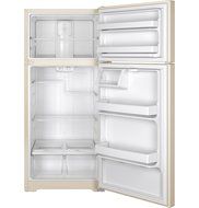 Ge REFRIGERATORS 1890774 Energy Star 15.5 Cu. ft. Top Freezer Refrigerator, Bisque, Reversible Door Swing