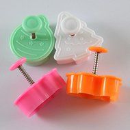 Vivian Christmas Decor Fondant Cake Pastry Plunger Cookies Cutter Mold Mould Set of 4 PCS N3