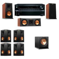 Klipsch RP-150M-CH Monitor Speaker 7.1 R112SW Onkyo TX-NR646
