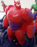 Big Hero 6 Deluxe 21 Piece Cupcake Topper Set Featuring 6 Big Hero Party Cake Rings, Soccer Ball, Bam &amp; Pow Signs... N2