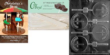 Cybrtrayd R027 Confirmation Lolly Chocolate Candy Mold with Exclusive Cybrtrayd Copyrighted Chocolate Molding...