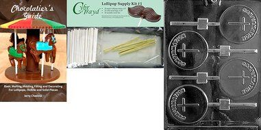 Cybrtrayd R027 Confirmation Lolly Chocolate Candy Mold with Exclusive Cybrtrayd Copyrighted Chocolate Molding... N2