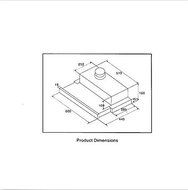 RV Boat Caravan Motorhome 12V Pull-out Kitchen Galley Vent Range Hood GR-202 N3