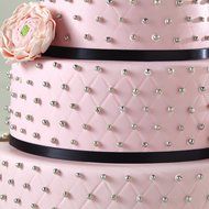 Cake Boss Decorating Tools 4-Piece Quilted Fondant Imprint Mat Set, Clear N9