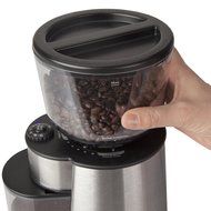 Mr. Coffee Automatic Burr Mill Grinder with 18 Custom Grinds, Silver, BMH23 N14