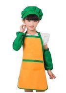 Unisex Kids Cooking Painting Gardening Apron Baking Personalized Childrens Apron(RRD,XL) N2
