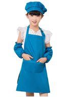 Unisex Kids Cooking Painting Gardening Apron Baking Personalized Childrens Apron(RRD,XL) N3