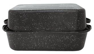 Granite Ware 0511-3 Covered Rectangular Roaster 21.25 x 14 x 8.5 Inches N2